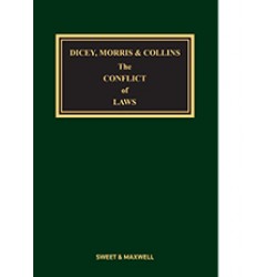 Dicey, Morris & Collins The Conflict of Laws 16th ed with 2nd Supplement